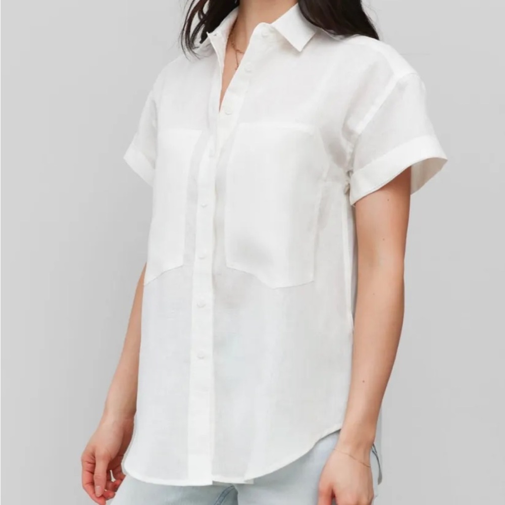 Power of my People Wayward Fit Linen shirt Sz M